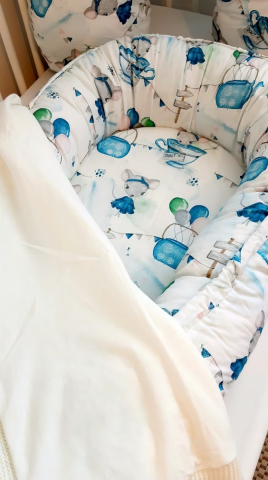 Baby nest din bumbac, Appekids, Mouse [4]