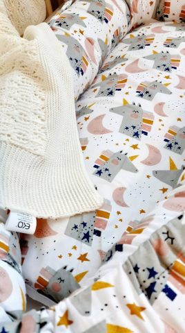 APPEKIDS-Baby nest din bumbac, Appekids, Pink [3]