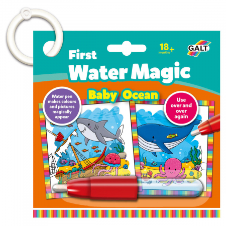 Jucarii 1-3 ani - Galt-Baby Water Magic: Carte de colorat In ocean