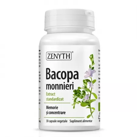 Anya és gyerek - Bacopa monnieri, 30 capsule vegetale, Zenyth