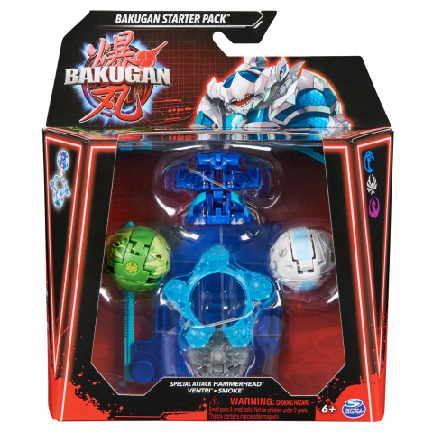 Játékok életkor szerint - Bakugan Starter Pack Hammerhead Ventri Smoke