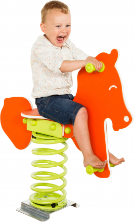 Játszótér kiegészítők - KBT-Balansoar pe arcuri HDPE Safari Calut cu prindere pe beton