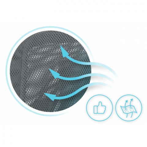 Balansoar pentru copii 2 in 1 cu jucarii, Nukido 705200, Gri [2]