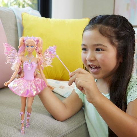 Barbie Color Change Zana Magica Cu Par Blond [2]