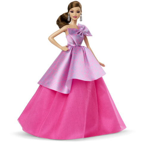Barbie Papusa Barbie Birthday Wishes Satena Cu Rochie Roz  [1]