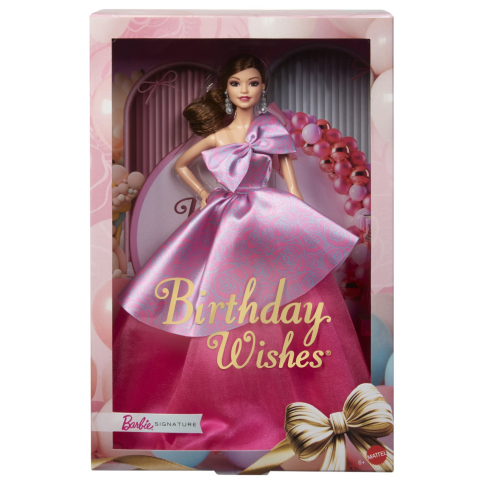 Oktató játékok - Barbie Papusa Barbie Birthday Wishes Satena Cu Rochie Roz 
