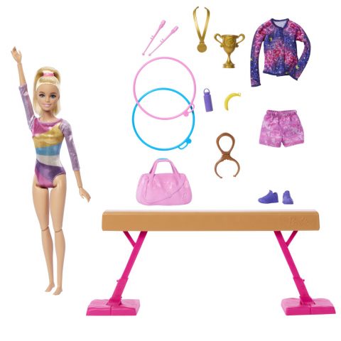 Barbie Papusa Barbie You Can Be Gimnasta Blonda [1]