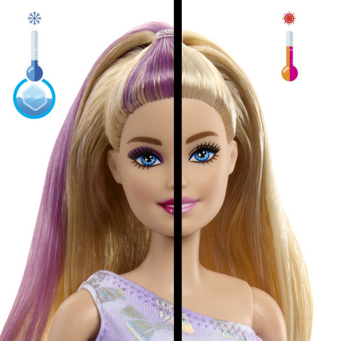 Mattel-Barbie Papusa Party Unboxed Reveal Blonda [4]