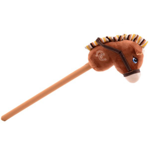 Játékok 3-5 éveseknek - Bat de calarit cu sunete, Maro, 70 cm