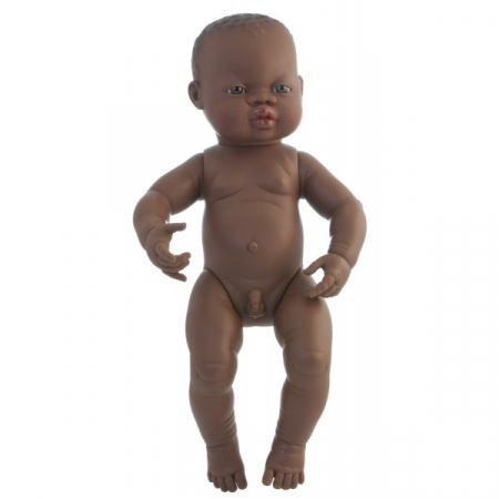 Miniland Bebelus nou nascut african baiat 40 cm [1]