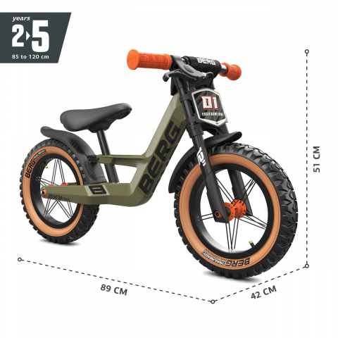 Berg Toys-BERG Biky Trail Verde cu Frana de Mana [3]