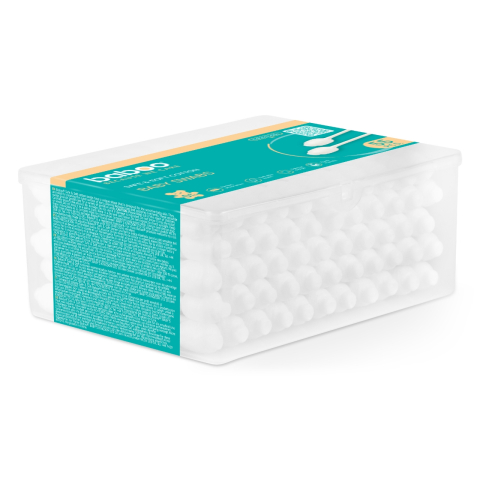 BABOO-Betisoare Bumbac Pentru Bebelusi Cu Protectie Baboo - 55 buc. [1]