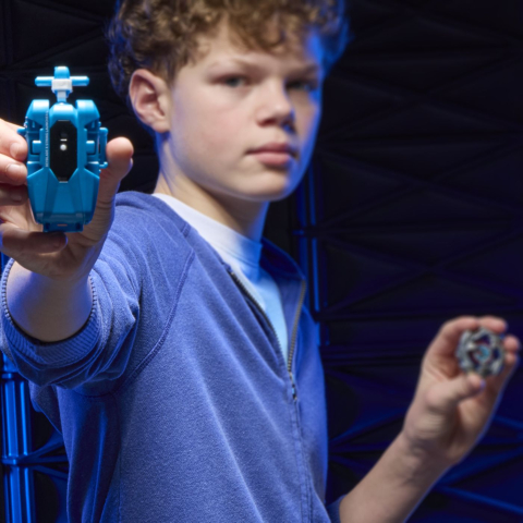 Hasbro-Beyblade X Let It Rip Set Lansator Si Roata Cobalt Dragoon 2-60C [3]