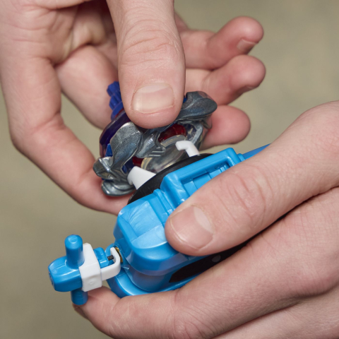 Hasbro-Beyblade X Let It Rip Set Lansator Si Roata Cobalt Dragoon 2-60C [6]