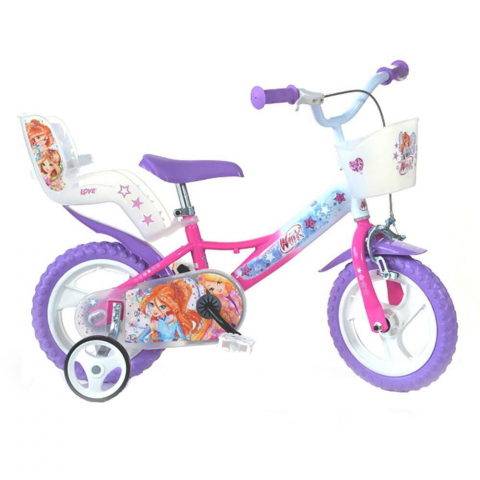 Oktató játékok - Bicicleta copii 12'' Winx