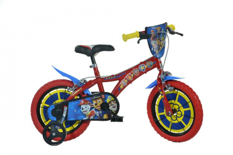 Jucarii 3-5 ani - DINO BIKES-Bicicleta copii 14'' - Patrula Catelusilor