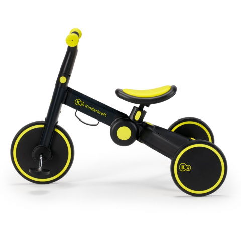 Játékok 1-3 éveseknek - Bicicleta De Echilibru / Tricicleta Kinderkraft 4Trike, Black Volt
