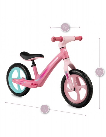 Bicicleta fara pedale, Momi Mizo - Pink [4]