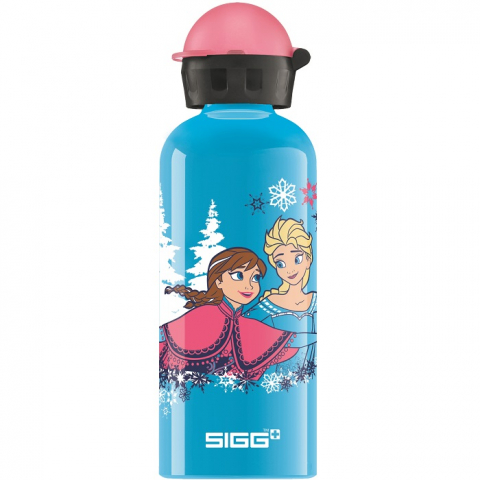 Játékok 3-5 éveseknek - Bidon din aluminiu Anna & Elsa 0.6l