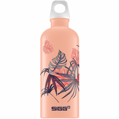 Jucarii 3-5 ani - Sigg-Bidon din aluminiu Florid Shy Pink Touch, 0.6l