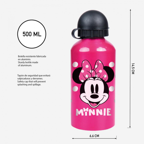Bidon din aluminiu Minnie Mouse, 500 ml [1]