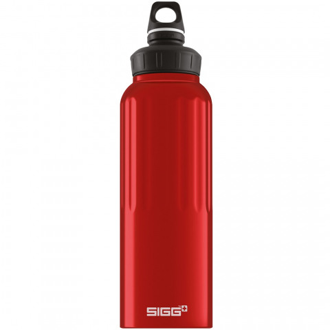 Játékok 3-5 éveseknek - Bidon din aluminiu WMB Traveller Red, 1.5l