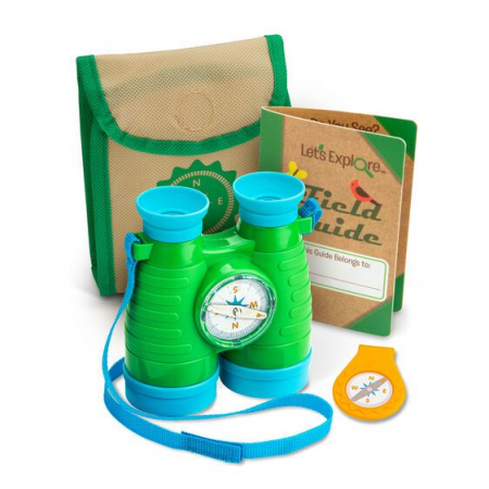 Baba ajándékok - Melissa & Doug Binoclu cu busola colectia Sa Exploram Natura
