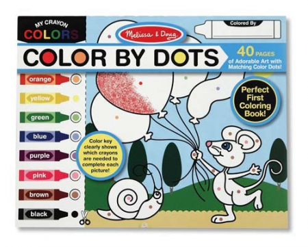 Játékok 50 RON alatt - Melissa & Doug Bloc cu desene de colorat Melissa and Doug