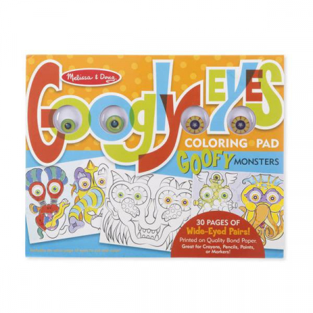Jocuri si Jucarii Educative - Melissa & Doug Bloc de colorat Monstruletii veseli Melissa and Doug