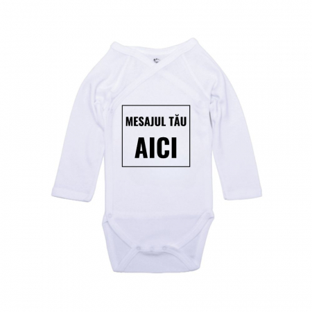 Személyre szabott ajándékok - Bebeluc.ro Body din bumbac pentru bebelusi personalizat cu mesaj