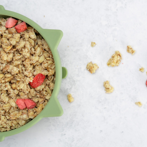 Bol din silicon, AppeKids, Kitty I - Raw Green [5]