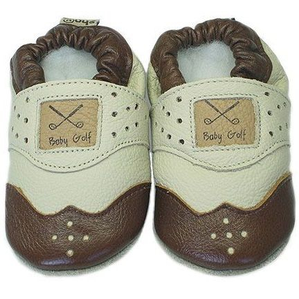 Játékok 1-3 éveseknek - Botosei Beige Golf din piele, shooshoos, M / 17-18