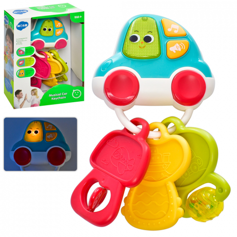 Játékok 0-12 hónaposoknak - Breloc In Forma De Masinuta Cu Chei