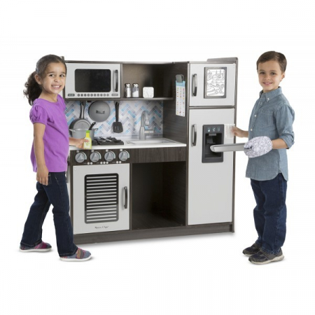 Gyerekkonyhák - Melissa-Doug-Bucatarie-de-joaca-Charcoal