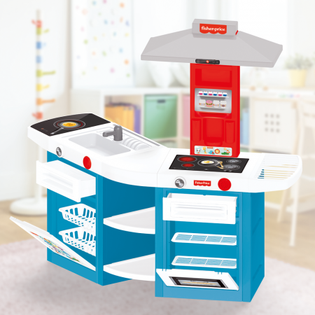 Jucarii de sezon - Fisher Price-Bucatarie dubla pentru copii