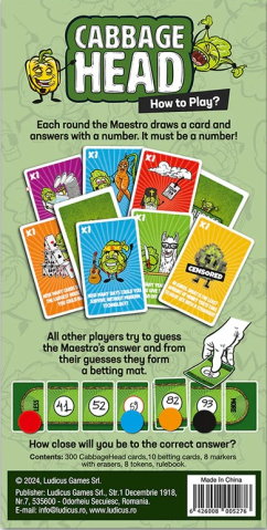 Ludicus Games-Cabbage Head, joc de petrecere pentru adulti [1]