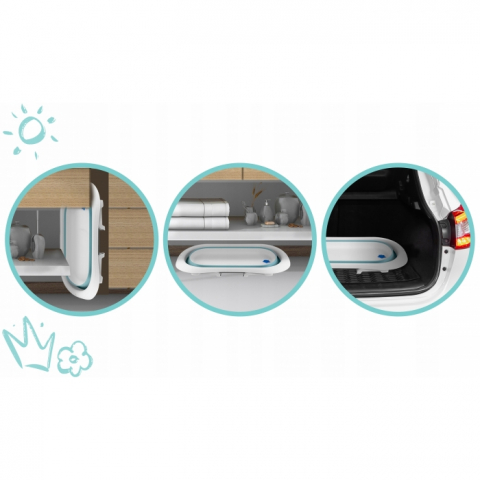 Ricokids-Cadita de baie cu dop de scurgere Ricokids RK-281 - Albastru [3]