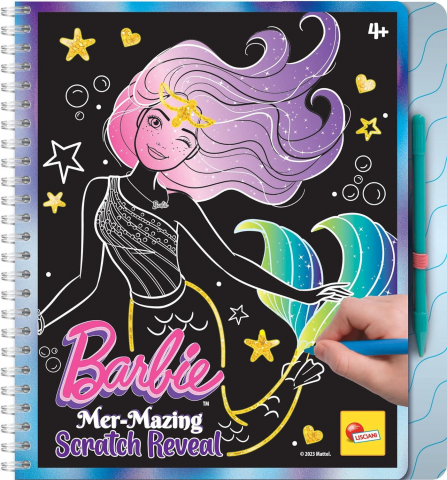 Cadouri 4 ani - LISCIANI-Caietul meu de razuit - Barbie Mer-Maizing