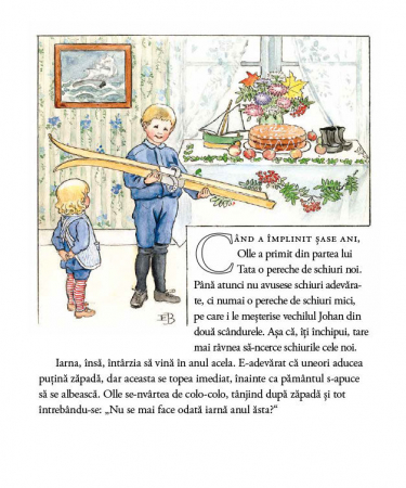Portocala Albastra-Calatoria lui Olle pe schiuri. de Elsa Beskow [2]