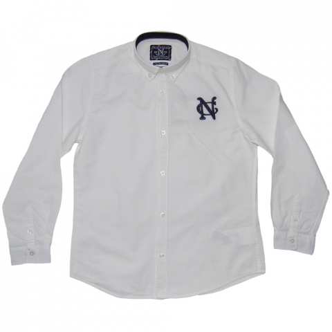 Játékok 9-12 éveseknek - Camasa Oxford alba cu broderie (882), 10 ani / 140 cm