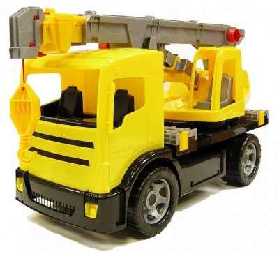 Cadouri botez - Camion-cu-macara-Gigant-plastic-70cm-Lena