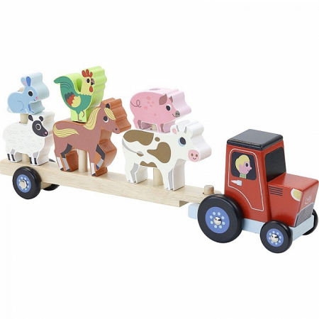 Cadouri botez - Vilac-Camion-pentru-transportul-animalelor