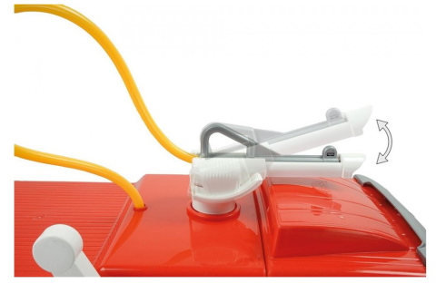 Oktató játékok - Camion pompieri Lena Mercedes din plastic, pentru copii