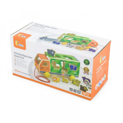 Jucarii 3-5 ani - Viga-Camion sortator cu animale, Viga