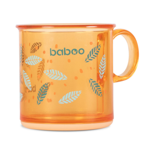 Cana Cu Fund Antiderapant Baboo - 170 ml, Portocaliu, 12 luni+ [2]