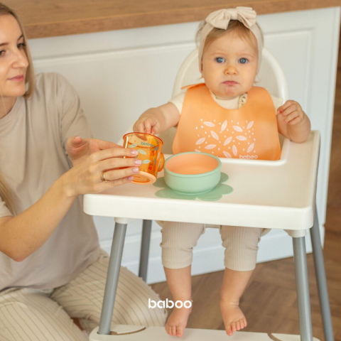 Cana Cu Fund Antiderapant Baboo - 170 ml, Portocaliu, 12 luni+ [4]