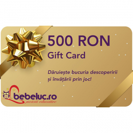 Ajándékkártya - Bebeluc.ro Card Cadou de cumparaturi Bebeluc.ro 500 RON