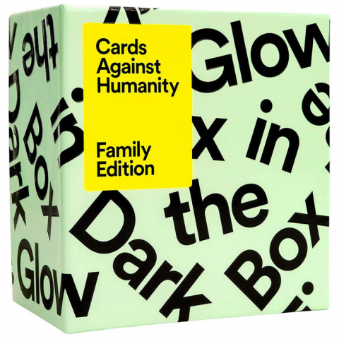 Játékok 6-8 éveseknek - Cards Against Humanity - Family Edition_Glow in the Dark Box_Extensia 1