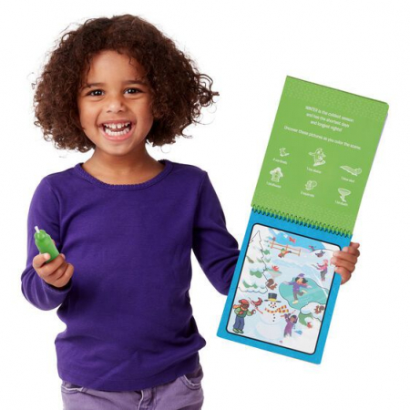 Melissa & Doug Carnet de colorat Apa magica colectia Sa Exploram Natura Anotimpurile [2]