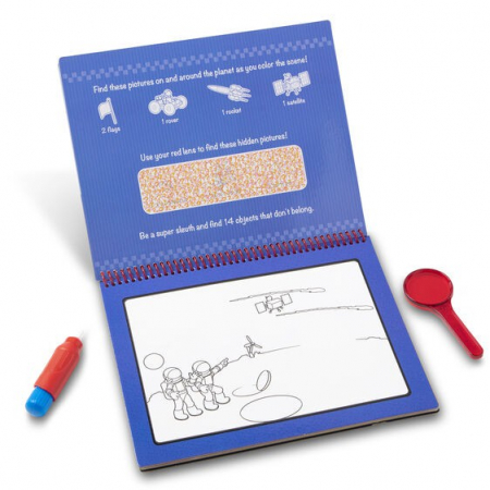 Melissa & Doug Carnet de colorat Apa magica Deluxe Aventuri [1]